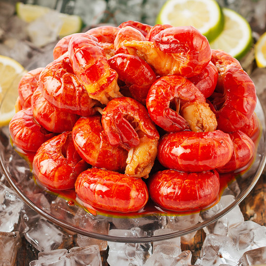 Zhou Hei Ya locks fresh shrimp balls*2 boxes, spicy/garlic cold shrimp tails, braised snacks