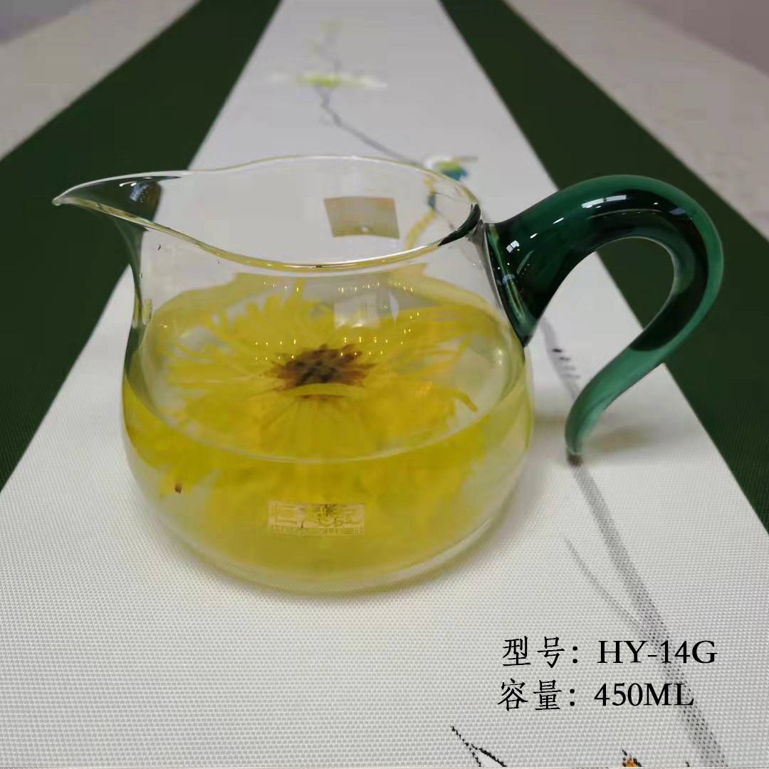 耐热加厚玻璃公道杯泡茶分茶器茶漏茶海套装功夫茶具大号公杯包邮 - 图0