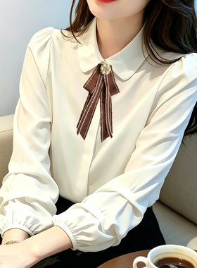 领结女衬衫领花领口别针领花蝴蝶结学院风秋冬装毛衣美拉德配饰品