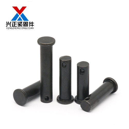 GB882销轴发黑T型定位销平头带孔销钉销子M45M6M8M10M12M14M16M30 - 图0