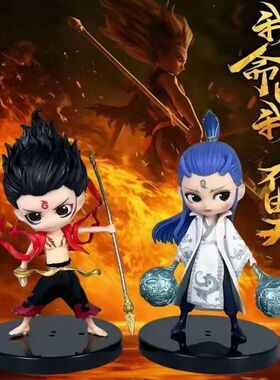 哪吒魔童降世摆件潮玩哪吒敖丙 16cm 公仔模型桌面车载装饰手办