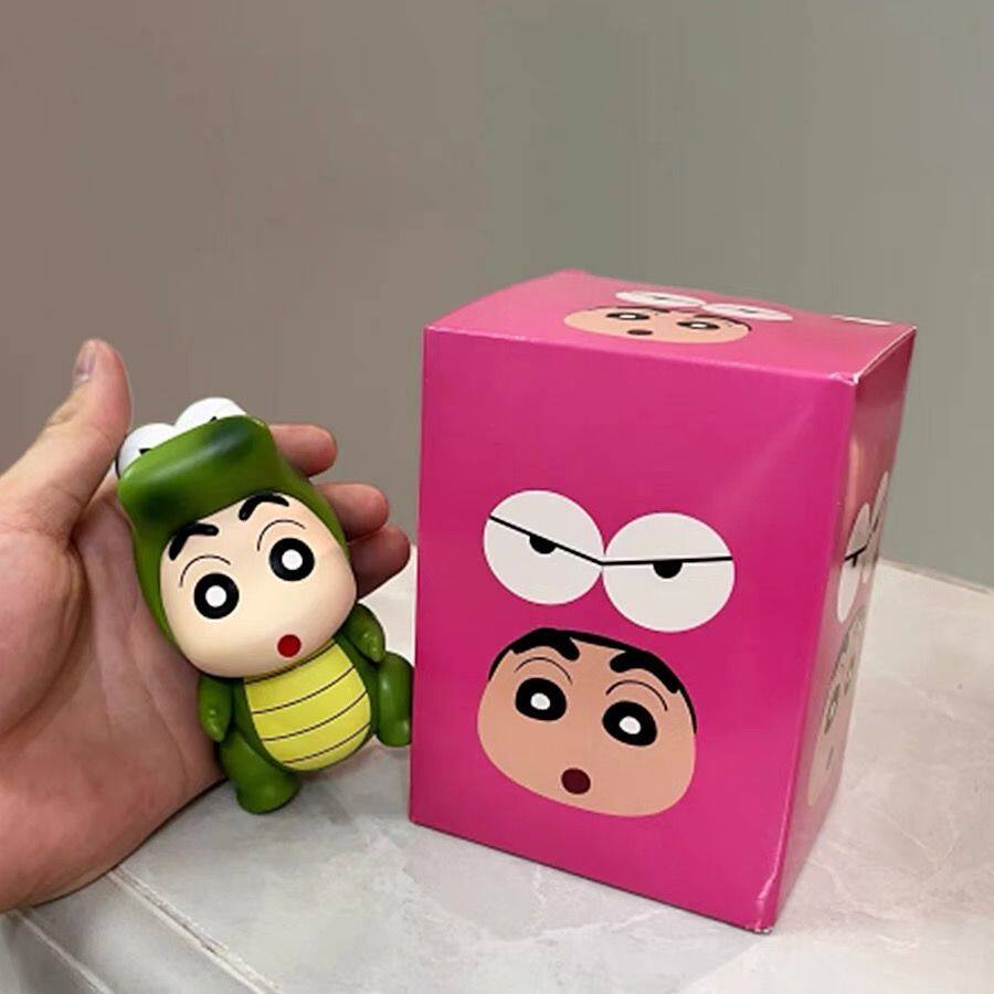 Crocodile Crayon Shin-Chan COS Series Cute Girls Desktop Car Case Ornament Doll Figure Gift