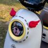 No. 9 Little Q Angel Wings Helmet Decoration Emma Electric Car Personalized High-Value Gadgets New Car Stickers