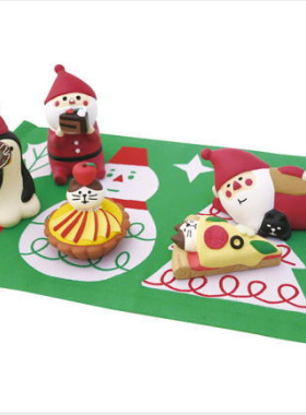 diy日式风zakka雪人地毯娃娃屋