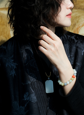 远家新疆天然和田玉手串手链新年礼物售后需48h内退回Y-937孤品