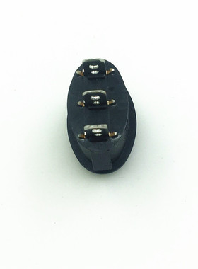 椭圆形开关按钮3脚2档船型开关KCD1E 6A/10A小型电源按键开关配件