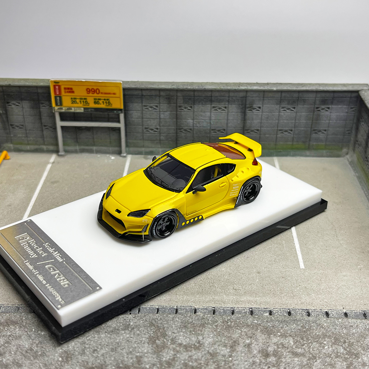 ScaleMini 1:64 丰田GT86火箭兔Rocket Bunny宽体改装版合金车模 - 图1