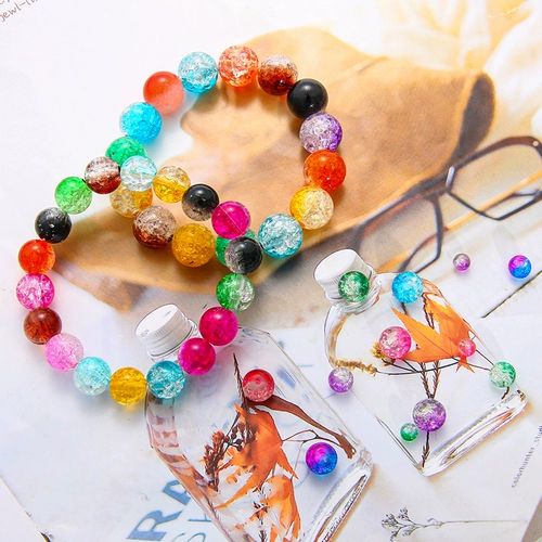 Стеклянный аксессуар с аксессуарами, бусы ручной работы, бусины, браслет, ожерелье, набор материалов, DIY, 24 ячеек