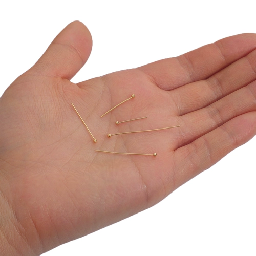 Медные серьги, китайская шпилька, базовый аксессуар для волос, аксессуары, 18 карат, золотой цвет