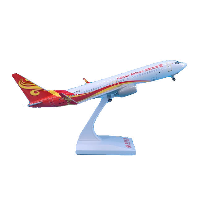 Hainan Airlines aircraft model ornaments with lights and wheels