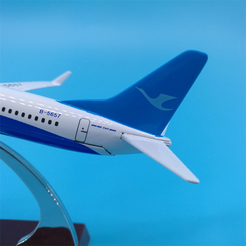 16cm厦航B737仿真静态合金材质飞机模型摆件厦门航空纪念品收藏 - 图1