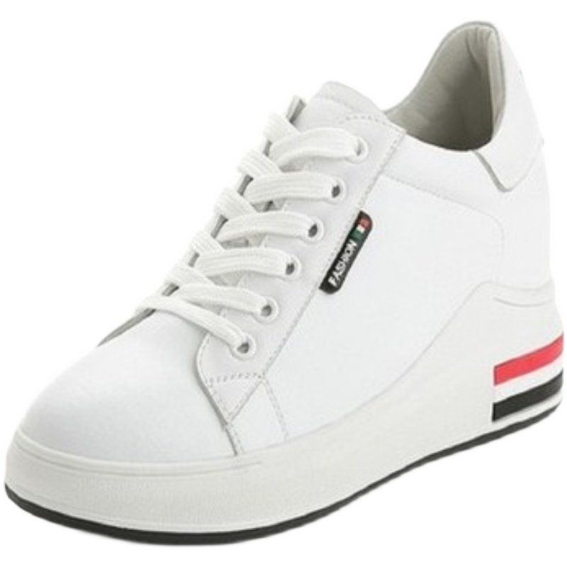 香港正品明星款内增高小白鞋8CM真皮黑色单鞋头层牛皮加绒棉鞋女,淘宝优惠券,粉丝福利购,淘宝优惠卷