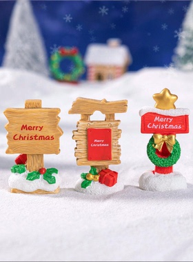 圣诞节日装饰雪人摆件