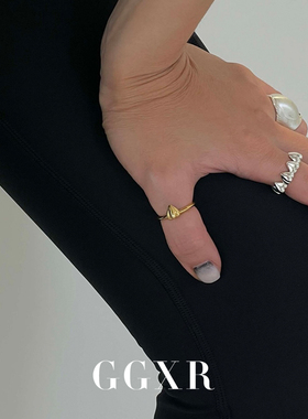 桃心系列戒指指环通体925银