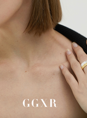 925银齿轮戒指开口指环