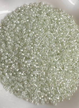 1.5mm鎏金米珠散珠小珠子DIY材料配件珠串饰散称珠吊坠手链玻璃珠