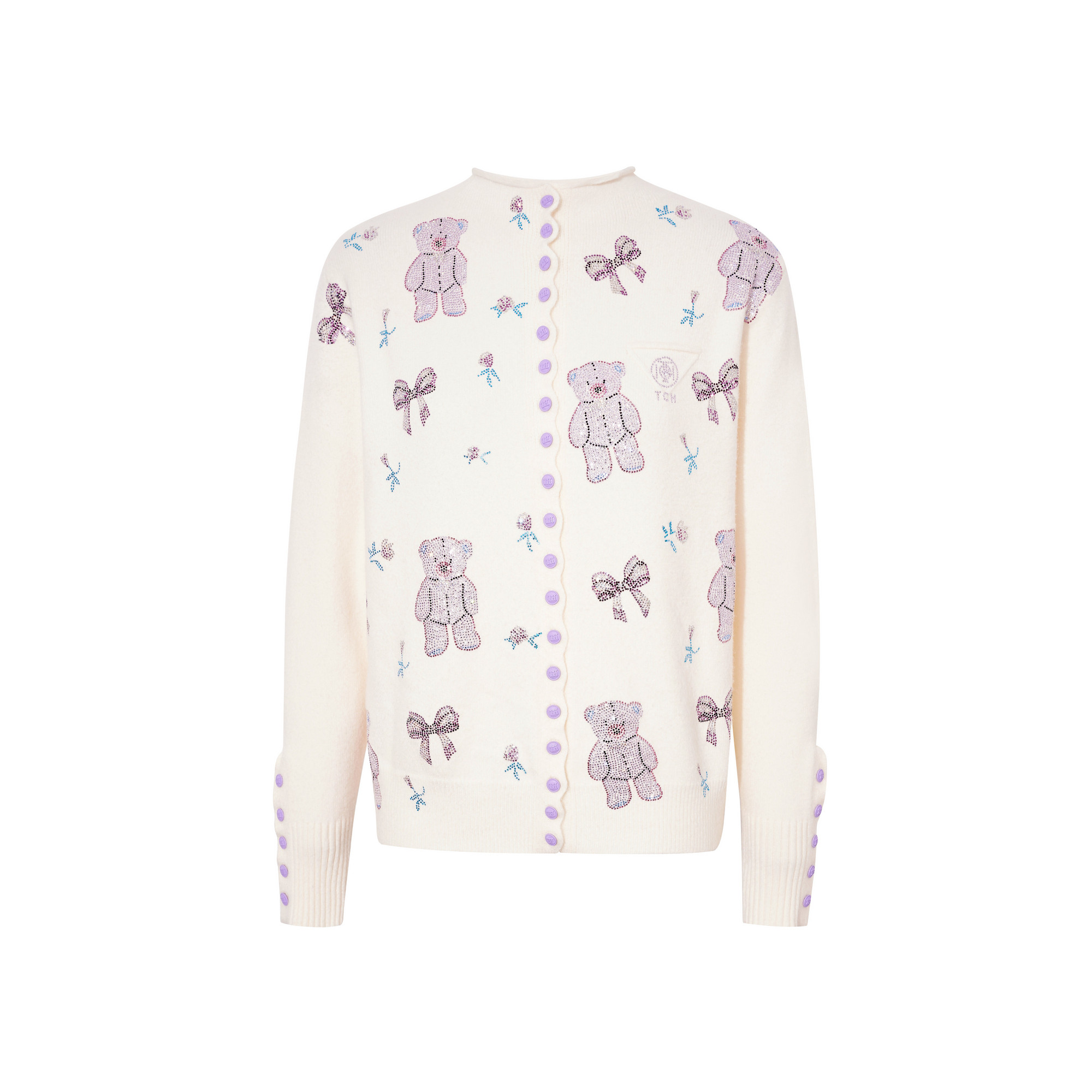 TCH时尚烫钻秋冬氛围感气质百搭半高领针织开衫上衣女T75D43E1105,淘宝优惠券,粉丝福利购,淘宝优惠卷