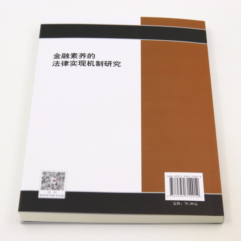 金融素养的法律实现机制研究/重大法学文库 - 图2