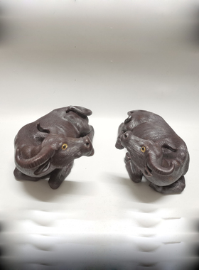 陶瓷客厅卧牛招财水牛礼品摆件