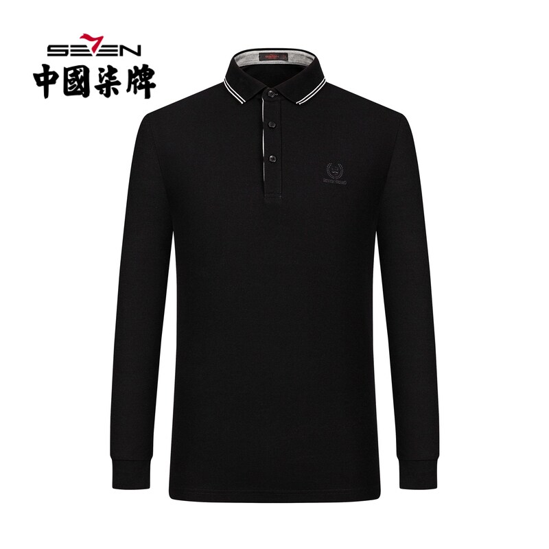 【特价】柒牌polo衫2021秋季打底衫 柒牌outlets店Polo衫