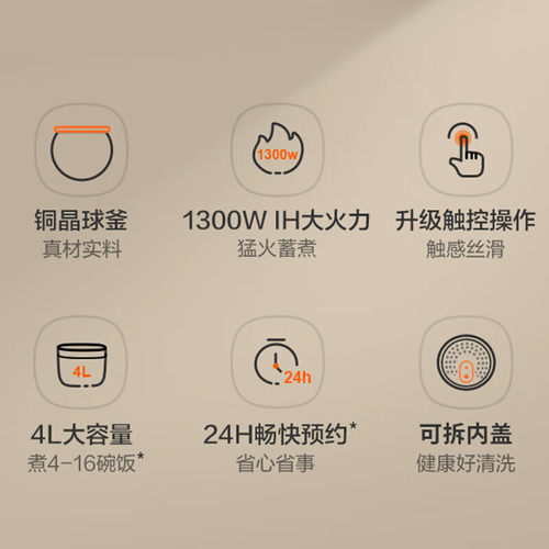 苏泊尔SF40HC0028电饭煲IH球釜家用智能煮饭锅3L4L5L多功能柴火饭 - 图2