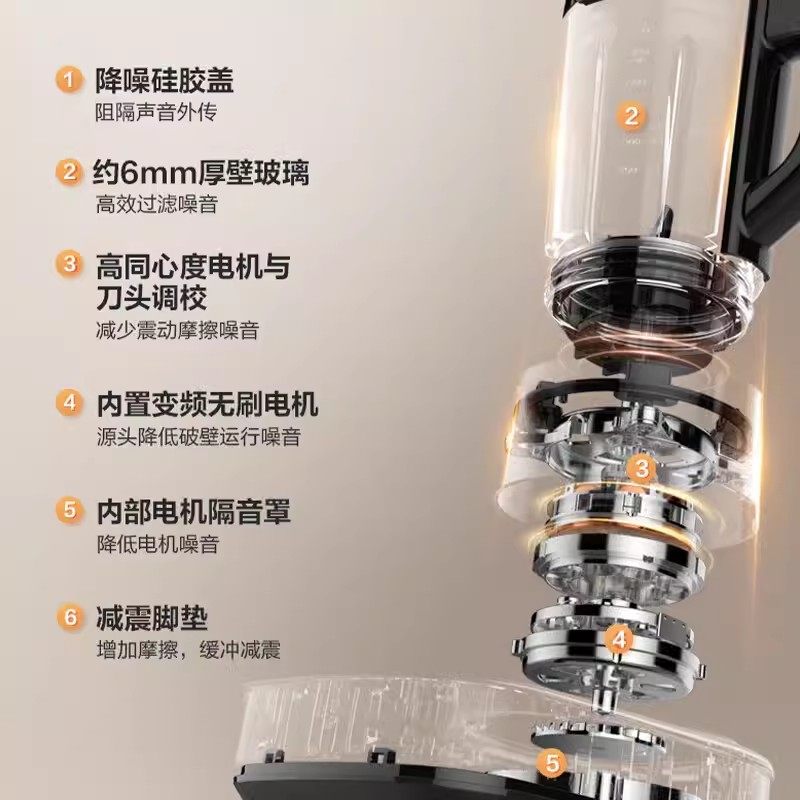 苏泊尔破壁料理机SPX908R变频无刷低音可拆破壁机家用料理豆浆机,淘宝优惠券,粉丝福利购,淘宝优惠卷