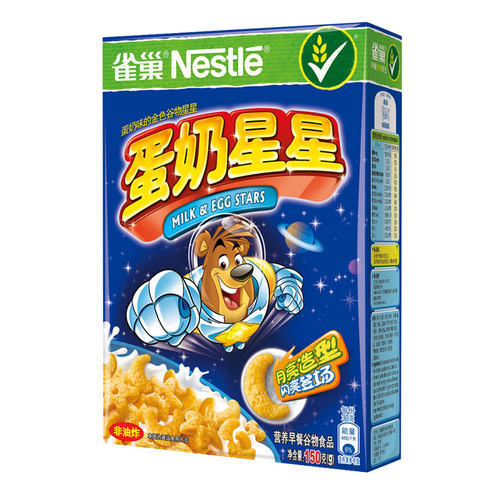 雀巢脆谷乐麦片蛋奶星星米蜜奇星麦圈儿童早餐谷物圈冲饮即食食品 - 图3