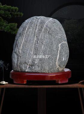 泰山石原石镇宅室内外泰山石敢当小摆件天然青石补角路冲庭院造景