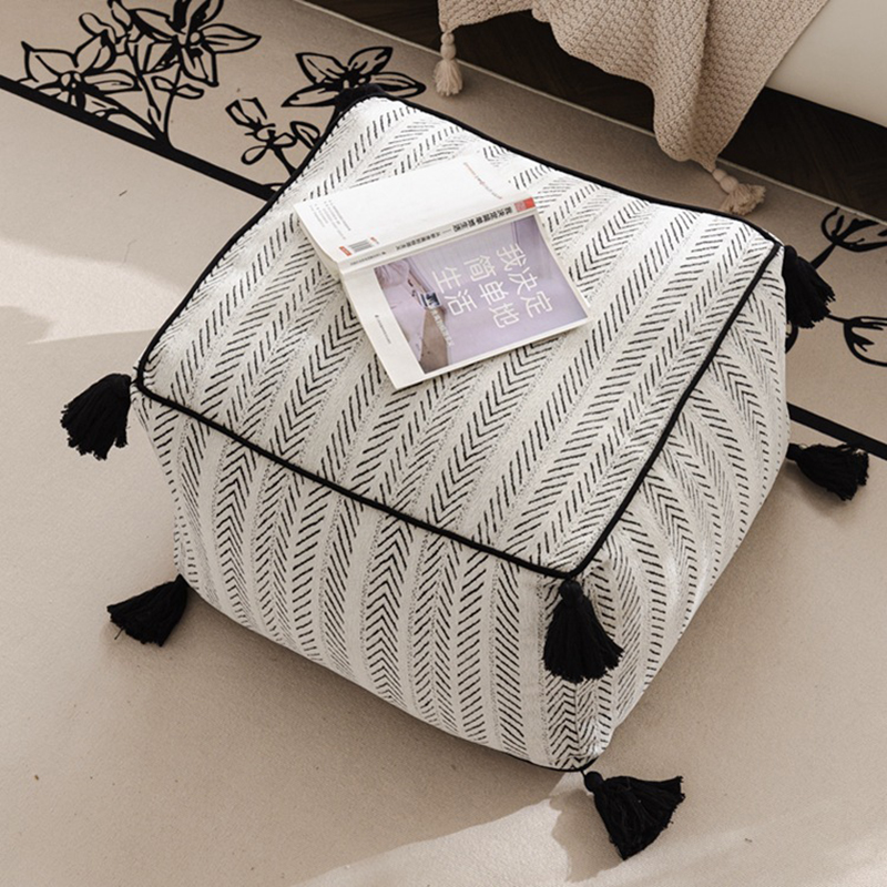 雪尼尔坐凳客厅家用地上看书坐垫阳台蒲团屁垫榻榻米沙发懒人坐墩 - 图3