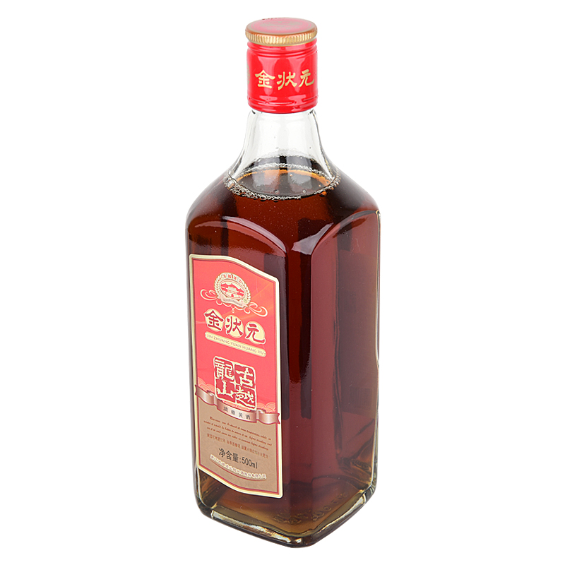 古越龙山状元红绍兴糯米黄酒淡雅型500ml 6整箱金状元