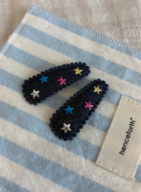 韩国进口小号星星爱心BB发夹女童
