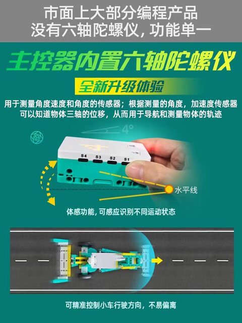 Bangbao STEAM programming robot primary school student maker small particle building blocks educational toy ET841 for 8 years and above