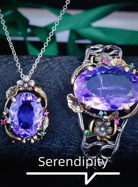 意大利复古宫廷风镂空花丝双鱼