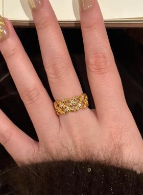 vintage中古风繁花似锦镂空