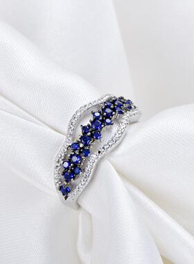 臻荣wish热卖新款镀925银镶嵌