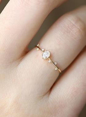 臻荣Wish热卖小清新14k黄金色