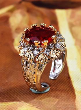 意大利复古拉丝织纹雕金工艺卢比