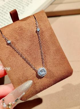 爆款仿美国进口D色莫桑石钻项链