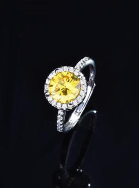 新款时尚简约圆包戒指仿真进口