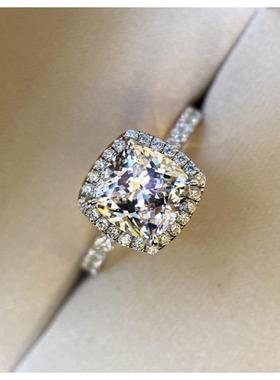 臻荣ins镀s925银高碳钻日式轻奢