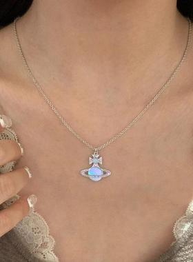 西大后薇薇安天然灰色贝母土星