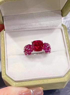 vintage中古重工豪镶嵌公主方