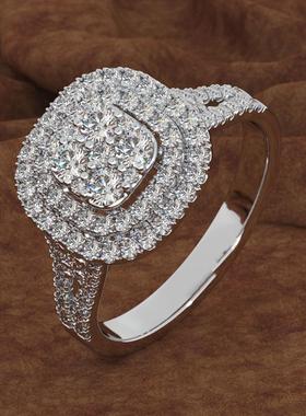 速卖通新款微镶满钻八心八箭仿真