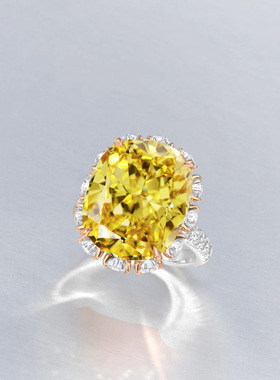 佳士得拍卖1个亿同款人造粉钻