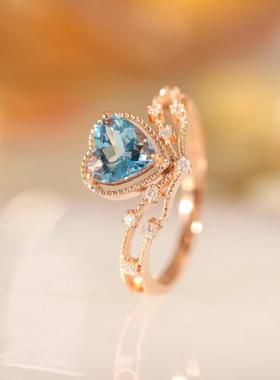 引流福利彩宝开口戒指ins风