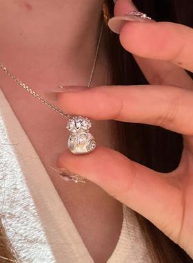 新中式国风镶钻钱袋项链时尚轻奢