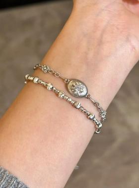 轻奢时尚会发光拉丝猫眼小金珠