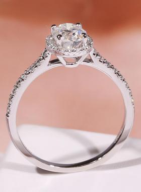 货源时尚微镶锆石仿真椭圆形