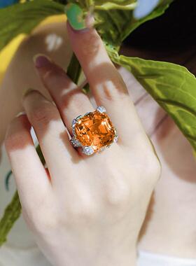 小红书高定珠宝仿天然帕帕拉恰