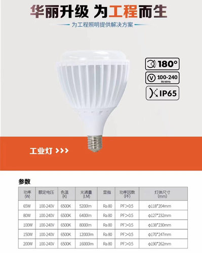 浙江美科LED暖黄白光E27螺口家用10W大功率灯泡超亮无频闪省电灯 - 图0